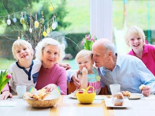 Oma und Opa wohnen auch bei uns