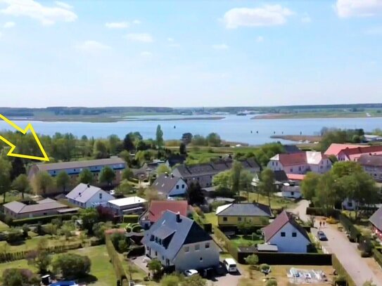 Erstbezug nach Ausbau - Hafenblick auf die Peene