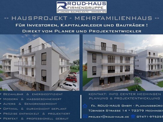 + EXKLUSIVES MEHRFAMILIENHAUS-PROJEKT! +