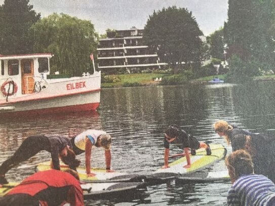 2 Zi Ardesslage Rondeel, mit Blick auf Goldbekanal