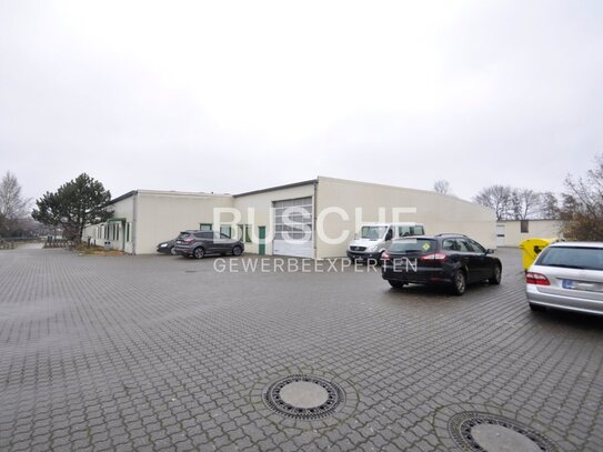 Rahden || 1.710 m² Halle zzgl. 340 m² Büro-/Sozialfläche || Rolltore || Frei ab sofort