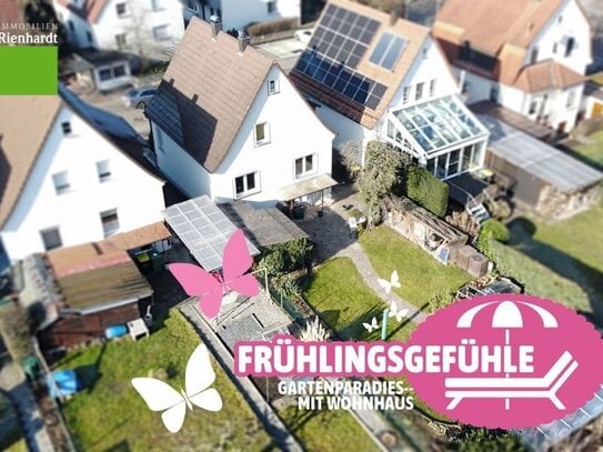 Gartenparadies! Vollständig modernisiertes Einfamilienhaus in Ludwigsburg