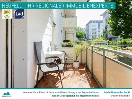 Attraktive 3-Zimmer-Wohnung mit Balkon in zentraler Lage Heilbronns zu verkaufen!