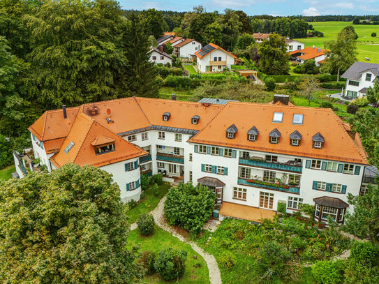 Toplage Ebenhausen-Zell: Gartenwohnung