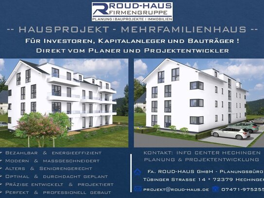 + EXKLUSIVES MEHRFAMILIENHAUS-PROJEKT! +