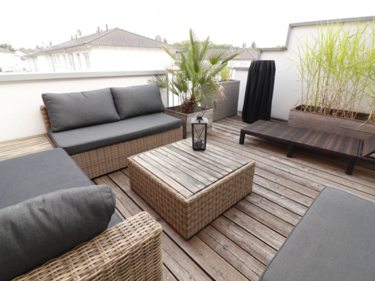 Modernes Wohnen mit toller Dachterrasse und Stellplatz im Frankfurter Nordend