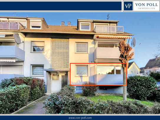 Sanierte Erdgeschoss-Wohnung mit Sonnenbalkon!