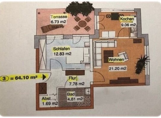 Schöne 2-Zimmer-Wohnung mit Terrasse - ideal für Selbstnutzer oder Kapitalanleger!