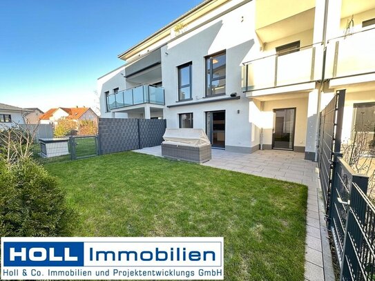 * * * Bruchköbel - Feldrandlage * * * Tolle 3,5-Zimmer-Maisonette-ETW mit Garten und 2 Stellplätzen