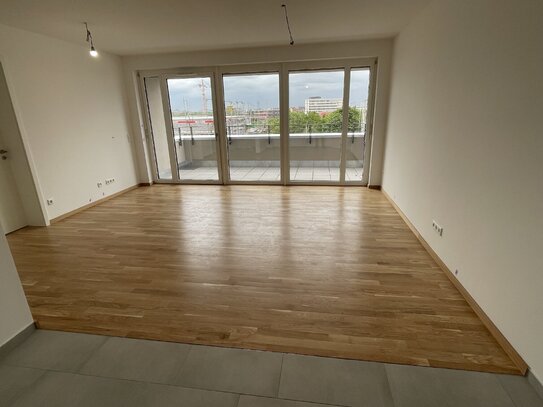 Neubau - 2 Zimmer-Wohnung auf Penthouse-Etage mit Fernblick und Einbauküche