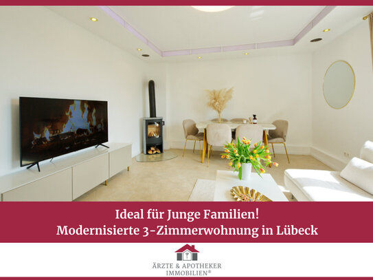 Ideal für Junge Familien! Modernisierte 3-Zimmerwohnung in Lübeck