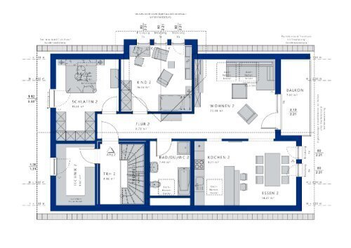 Erholung pur für 2 Familien - "Effizienzhaus 40 NH+QNG"