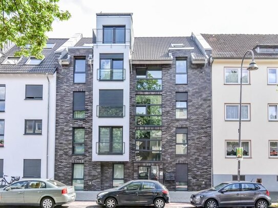 2 Zi.-Wohnung in Köln-Höhenberg * 56,47 m² Wohnfl. * Erdgeschoss barrierefrei * Duschbad * Südterrasse/Garten * Aufzu...