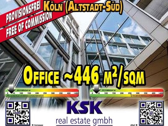 Office: ~446 m²/sqm in Köln-City