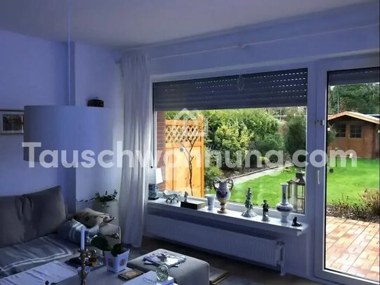 [TAUSCHWOHNUNG] Schöne Gartenwohnung mit Terrasse und riesigen Garten