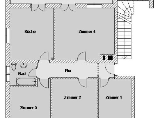 Schöne 4-Zimmer-Wohnung mit Südbalkon in Gmund am Tegernsee