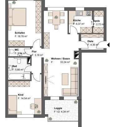 Selbstbezug oder Kapitalanlage? Ihre Entscheidung - äußerst gepflegte 3-Zimmer-Wohnung in ruhiger Wohnlage