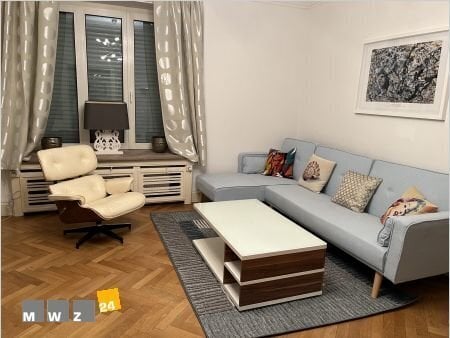 Komplett Möbliert/Furnished Accommodation in: Golzheim. Stilvolle 2-Zimmerwohnung in einem