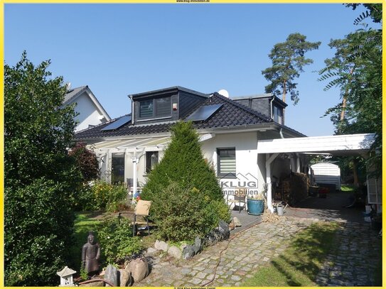 Nassenheide! Neuwertiges Einfamilienhaus Massivbau 2013 mit angeletem Garten und Carport