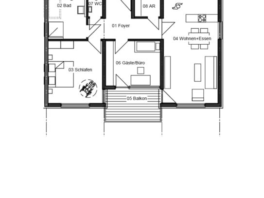 Komfortable 3-Zimmer-Wohnungen mit Tiefgarage, Aufzug und Terrasse, mit Gartenanteil - vermietet