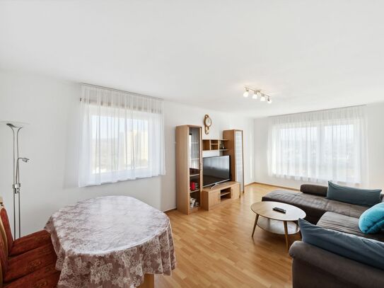 Helle 3,5-Zimmer-Wohnung mit tollem Ausblick und Garage in Mainaschaff