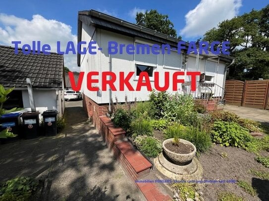 Schöne Lage !! Häuschen auf sonnigem GRUNDSTÜCK in BREMEN-Farge !!!!