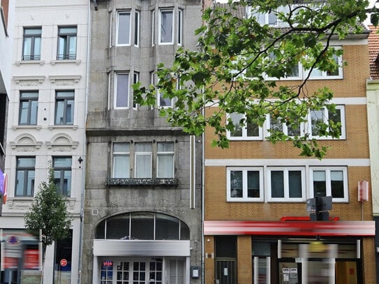 Architektur: Mies van der Rohe! Aufwendig saniertes Wohn- und Geschäftshaus im Herzen von Aachen