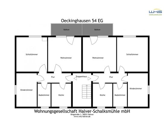 kleine 3-Zimmerwohnung in Randlage