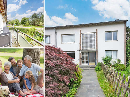 PHI AACHEN - Charmantes Zweifamilienhaus mit zwei Garagen und Garten in ruhiger Lage von Aachen!