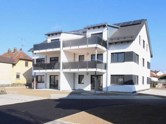 3.Bauabschnitt - Neubau – 3-Zimmerwohnung mit Balkon; Wärmepumpe, PV-Anlage; KfW Förderung