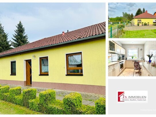 Schöner Bungalow - Leben auf einer Ebene mit Einliegerwohnung in Müncheberg!