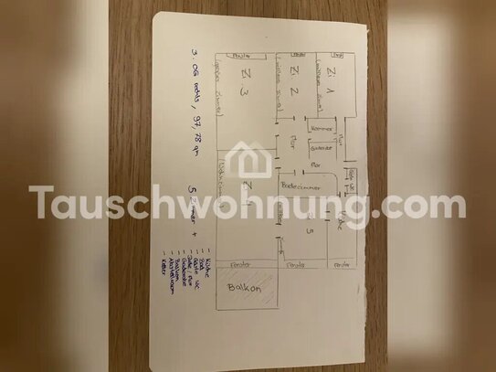 [TAUSCHWOHNUNG] 5 Zimmer Wohnung, gegen 2,5 Zimmer