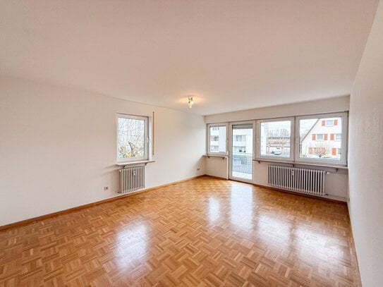 Gut geschnittene 2-Zimmer-Wohnung mit Balkon und Garage in Freiburg-Haslach