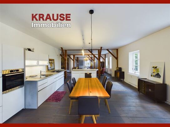 *Loft Wohnung im Schloss!* mit prominentem Hintergrund