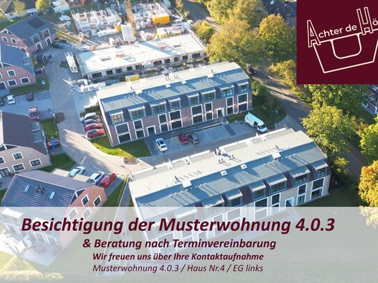 ACHTER DE HÖF - 3ter BA - 3-Zimmer-Wohnung im 1. OG mit optimaler SW-Ausrichtung & ca. 94 m² Wohnfläche – Fertigstellun…