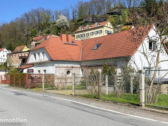 Großzügiges Einfamilienhaus mit Einliegerwohnung idyllisch am Kratzbach in Pirna gelegen