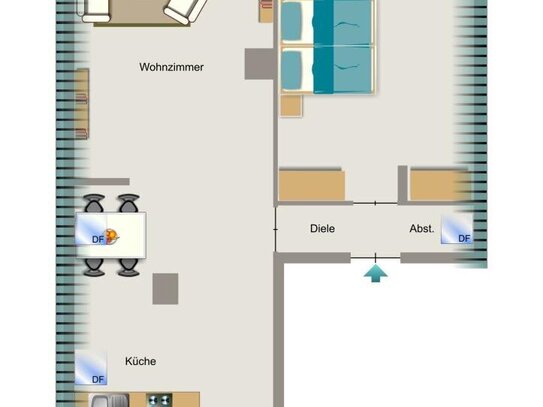 Demnächst frei! 2-Zimmer-Wohnung in Mülheim Winkhausen