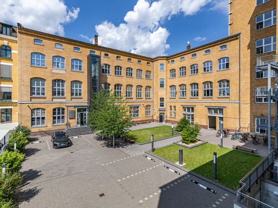 moderne Büroeinheit mit Aussicht über Leipzig