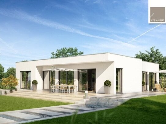 Bauhaus-Bungalow mit 70m² Wohnbereich auf edlem Grundstück!