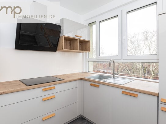 Sehr gut geschnittene ruhig gelegene modernisierte 3-Zimmer-Obergeschoss-Wohnung