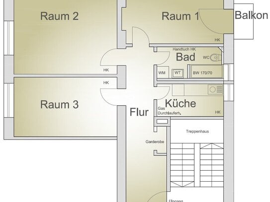 schön sanierter Altbau in Untergiesing