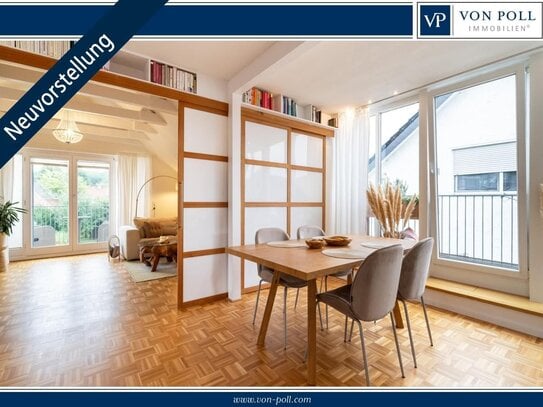 Bielefeld-Dornberg: Hochwertiges & ruhiges Wohnen | 3x Balkon | Kamin | ca. 91 m² Wfl. | DG