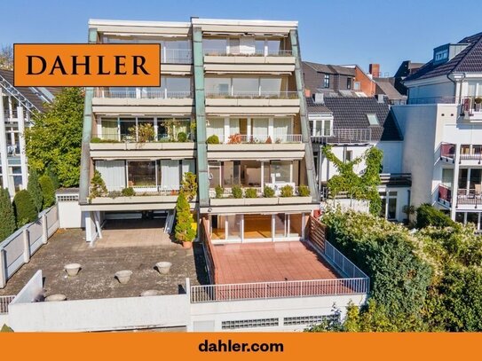 Exklusive 3-Zimmer-Wohnung mit Weserblick und großzügiger Süd-West-Terrasse