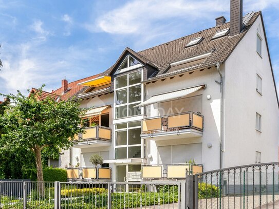 Elegante Maisonette-Wohnung (Galeriewohnung) mit Loggia und Carport direkt an der Nidda