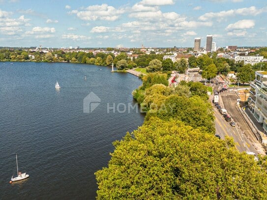 1A-Lage an der Außenalster: Praktische 1-Zimmer-Wohnung in schönem MFH | Begehrte Lage