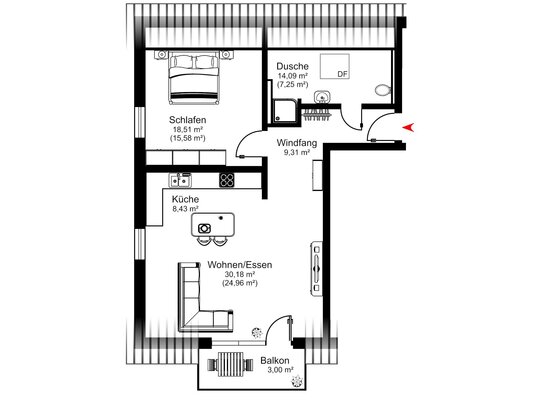 F&D | Scheffelstraße - Wohnung 7 - Haus 1