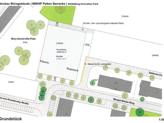 Filetgrundstück F1 Patton Barracks Heidelberg Innovation Park