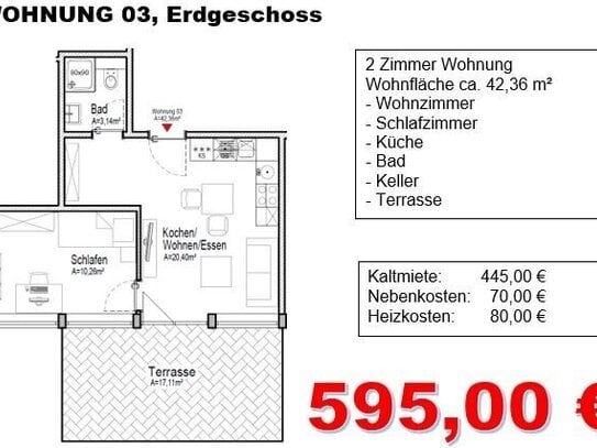 Moderne 1,5 Zi Whg direkt im Zentrum