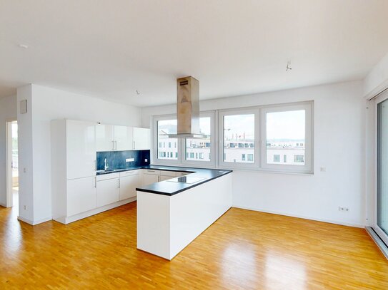 Exklusive Penthouse-Wohnung mit 4 Zimmern mit Dachterrasse