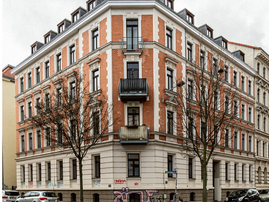 Schöne Altbauwohnung mit Balkon im angesagten Reudnitz